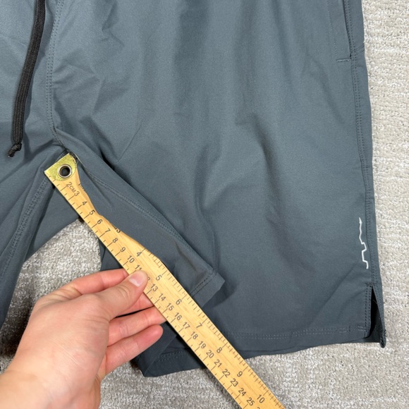 Path Projects Mens Gray Waist Tie Athletic Hiking Work Out Short Size XL - Picture 3 of 7